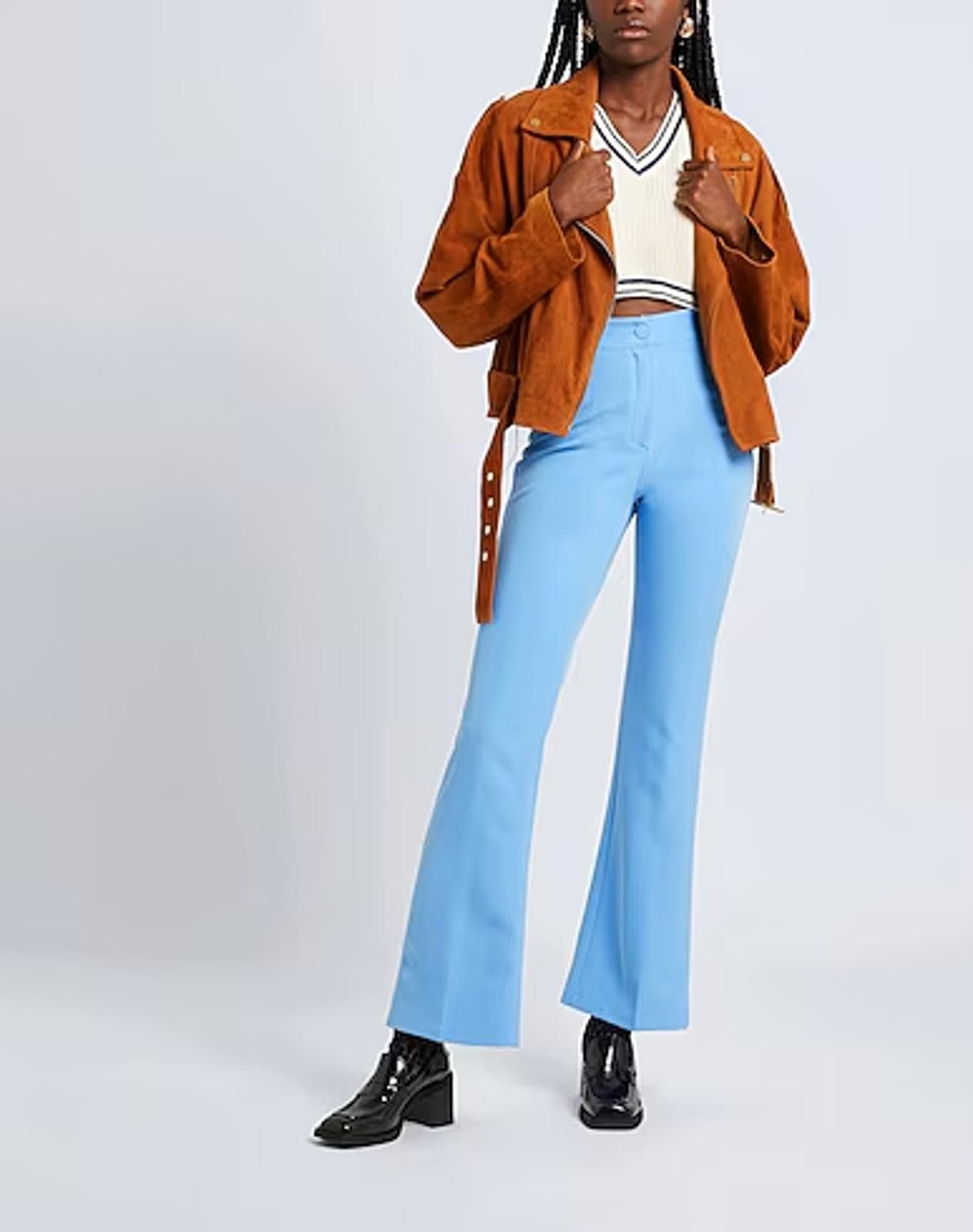 8 by YOOX 8 by YOOX Split Brown Suede oversize biker jacket Sz 8 Size M / US 6-8 / IT 42-44 - 3 Thumbnail