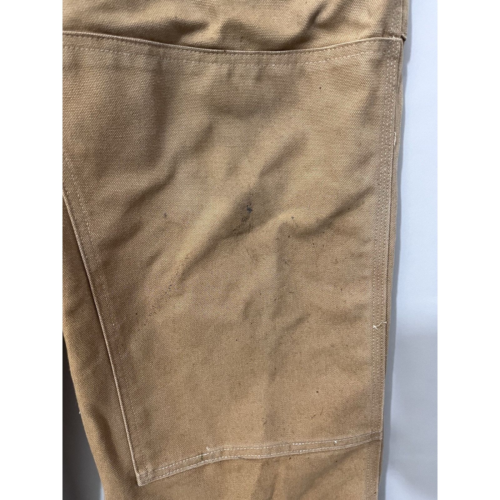 Carhartt Carhartt Men’s Double Knee Duck Canvas Bib Overalls 42x32 Size US 42 / EU 58 - 8 Thumbnail