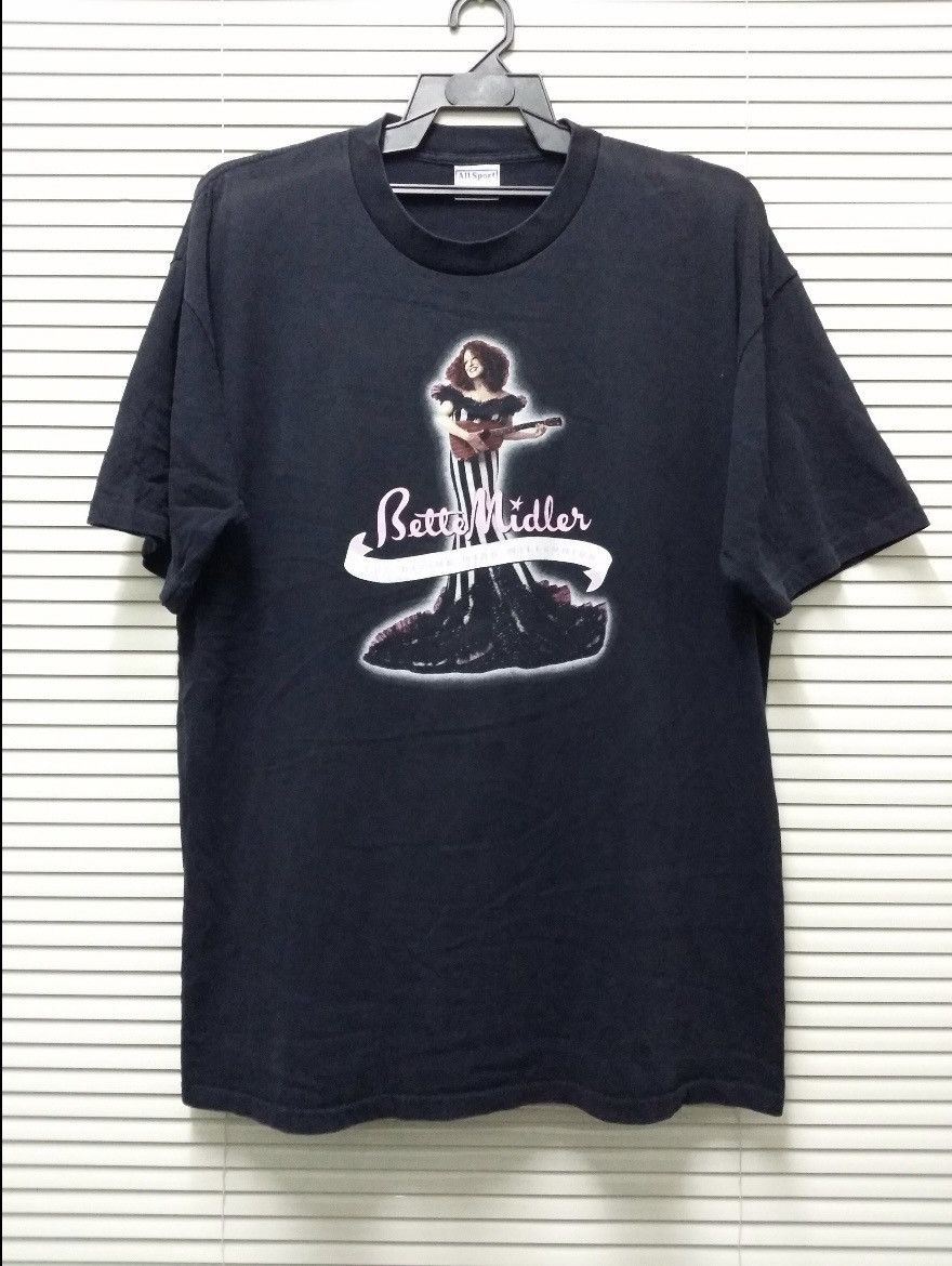 Band Tees VINTAGE 90s BETTE MIDLER THE DIVINE MISS MILLENNIUM T SHIRT Size US XL / EU 56 / 4 - 1 Thumbnail
