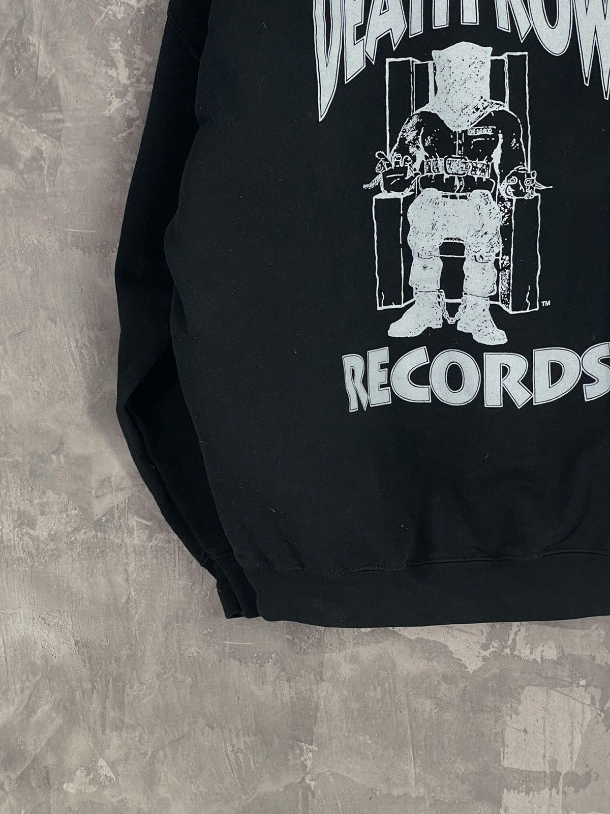 Death Row Records × Vintage Vintage Death Row Records Big Logo Hoodie Size US M / EU 48-50 / 2 - 5 Thumbnail