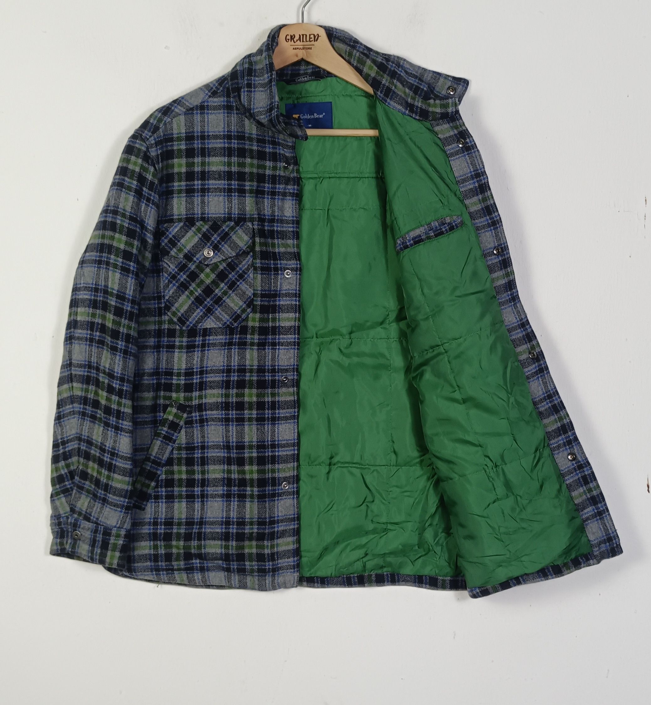 90s Golden Bear/OCTOPUS ARMY スタジャン/L Golden Bear | Grailed