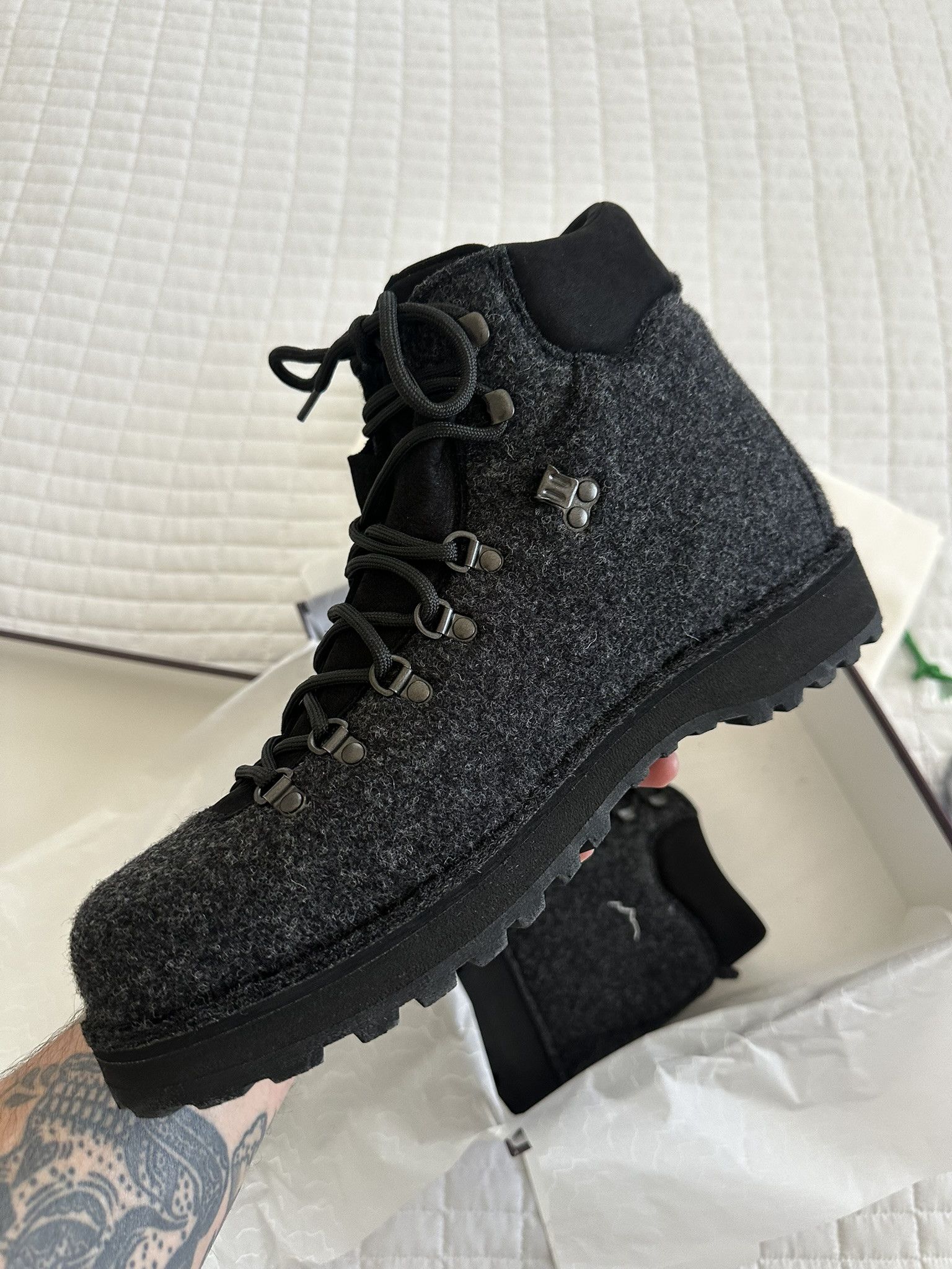 Diemme Diemme x Hiking Patrol Roccia Vet Charcoal Woolfelt Size US 13 / EU 46 - 10 Thumbnail