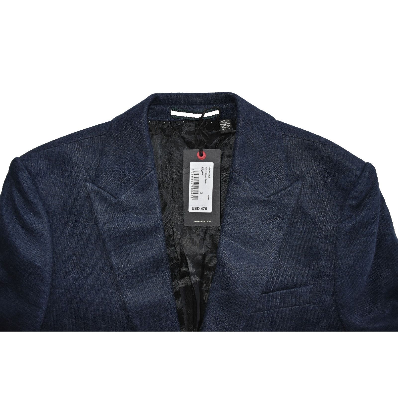 Ted Baker NWT TED BAKER Keanuj Slim Fit Jersey Jacket Blazer Sz 3 $475 Size 38R - 6 Thumbnail