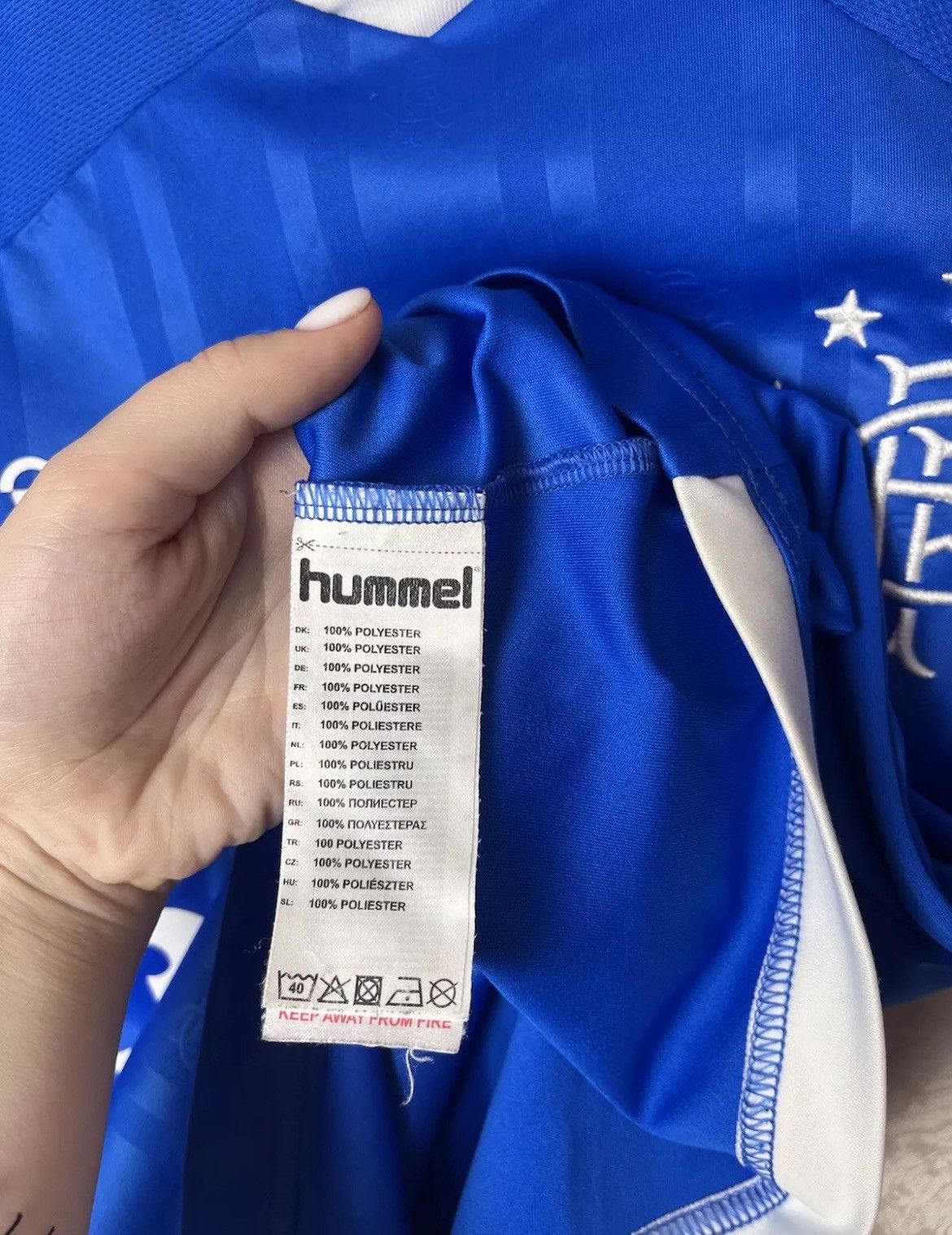Castore Glasgow Rangers Jersey Hummel Blue Mens 2019/2022 Size XL Size US XL / EU 56 / 4 - 6 Thumbnail