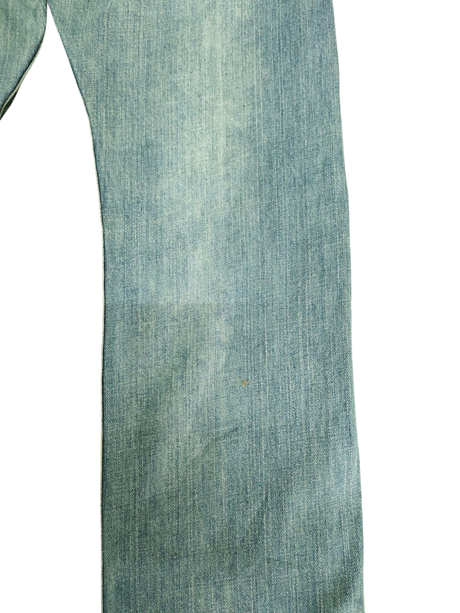 Kapital Japanese Brand Dominate Double Waist Clawmark Denim Jeans Size US 30 / EU 46 - 3 Thumbnail