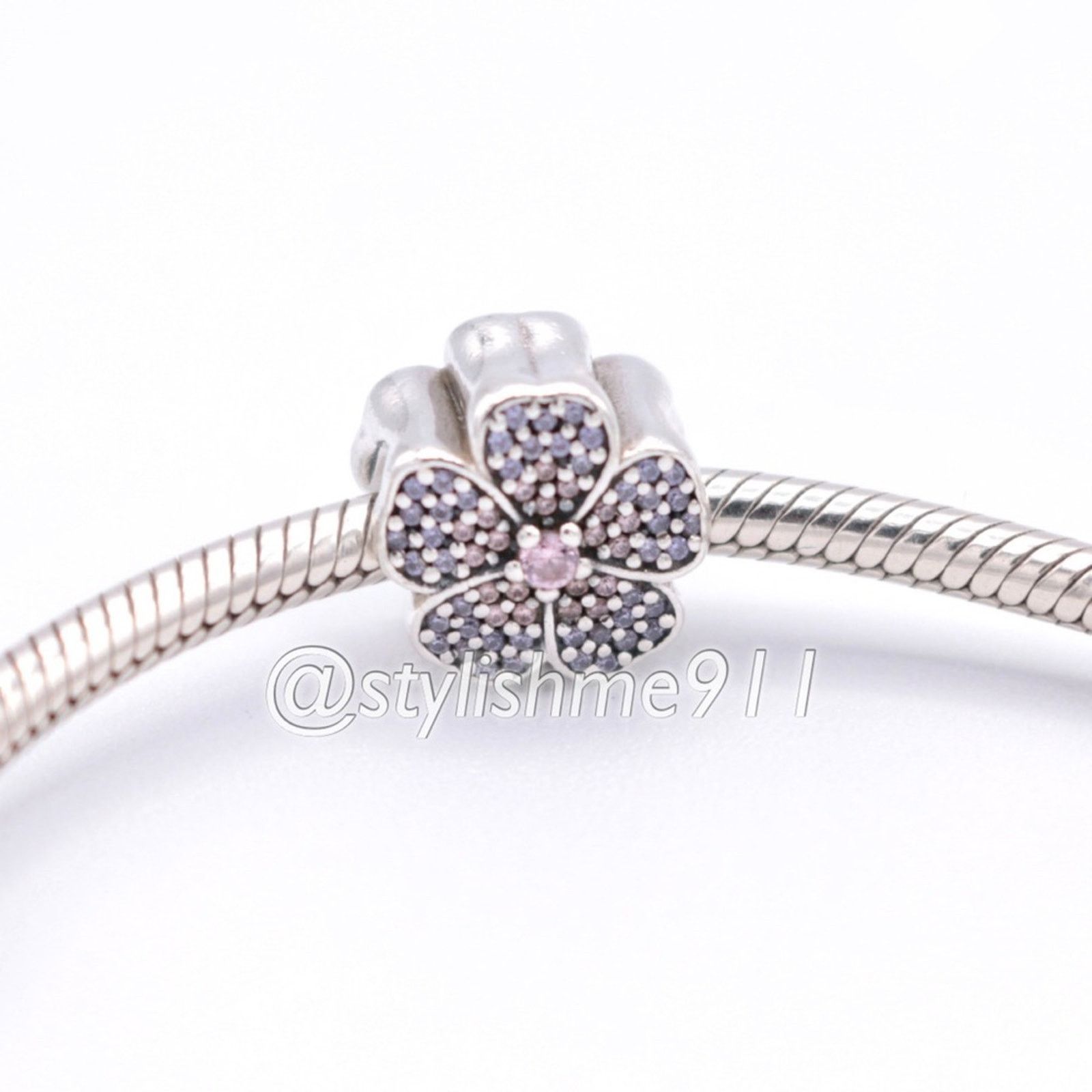 pandora Authentic PANDORA Sparkling Primrose Charm - 791481PCZ Size ONE SIZE - 4 Thumbnail