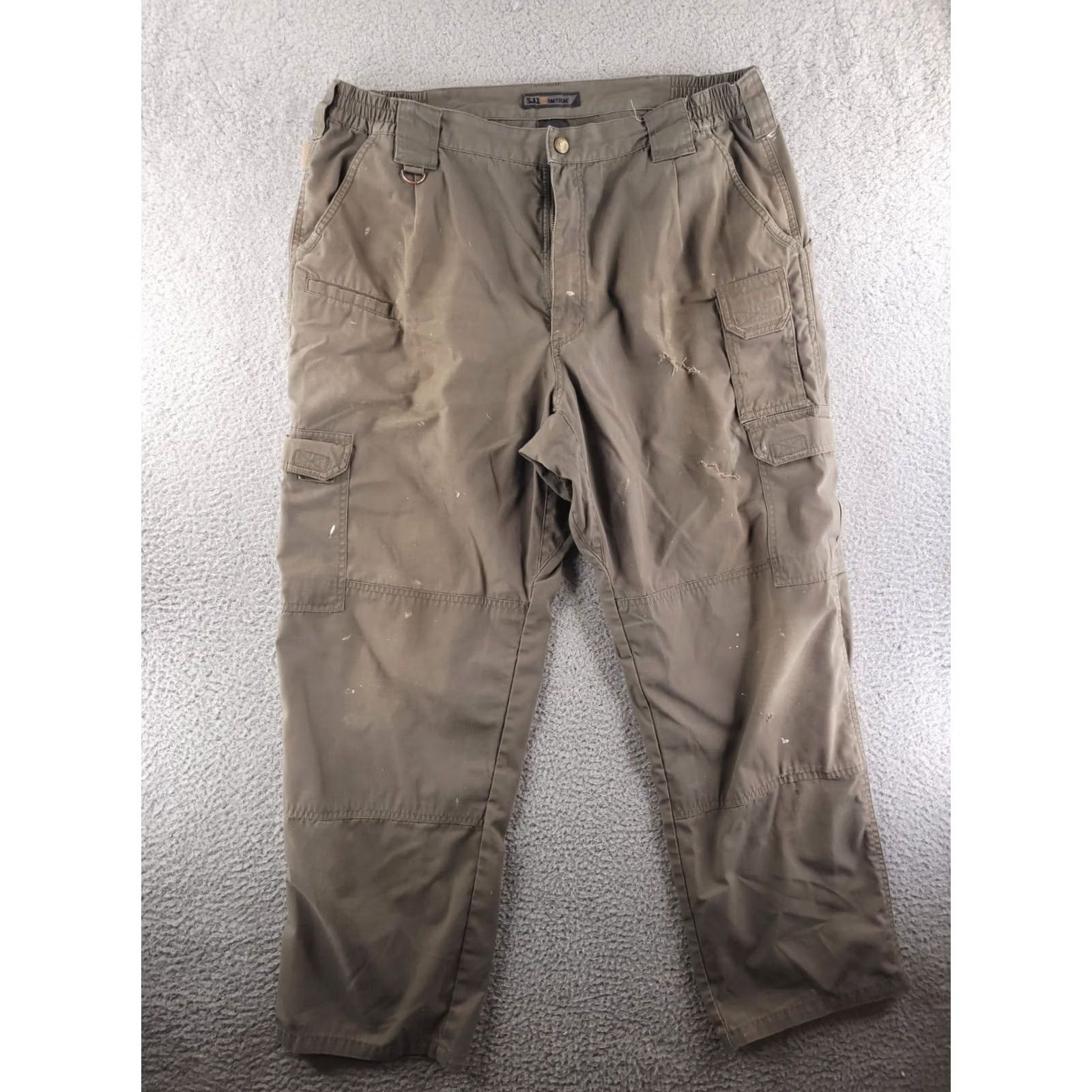 Vintage 511 Tactical Pants Mens 38x28 Brown Ripstop Distressed Workwear Grunge Cargo Jeans Size US 38 / EU 54 - 2 Thumbnail