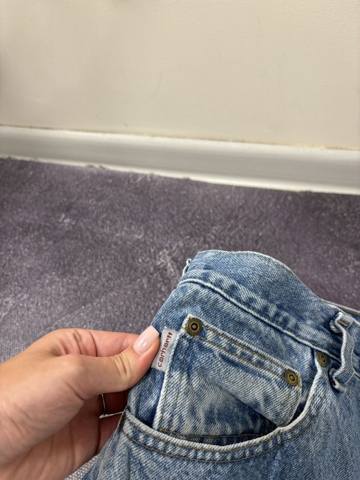 Carhartt Vintage Carhartt Y2K Traditional Fit Faded Denim Baggy Jeans Size US 44 / EU 60 - 13 Thumbnail