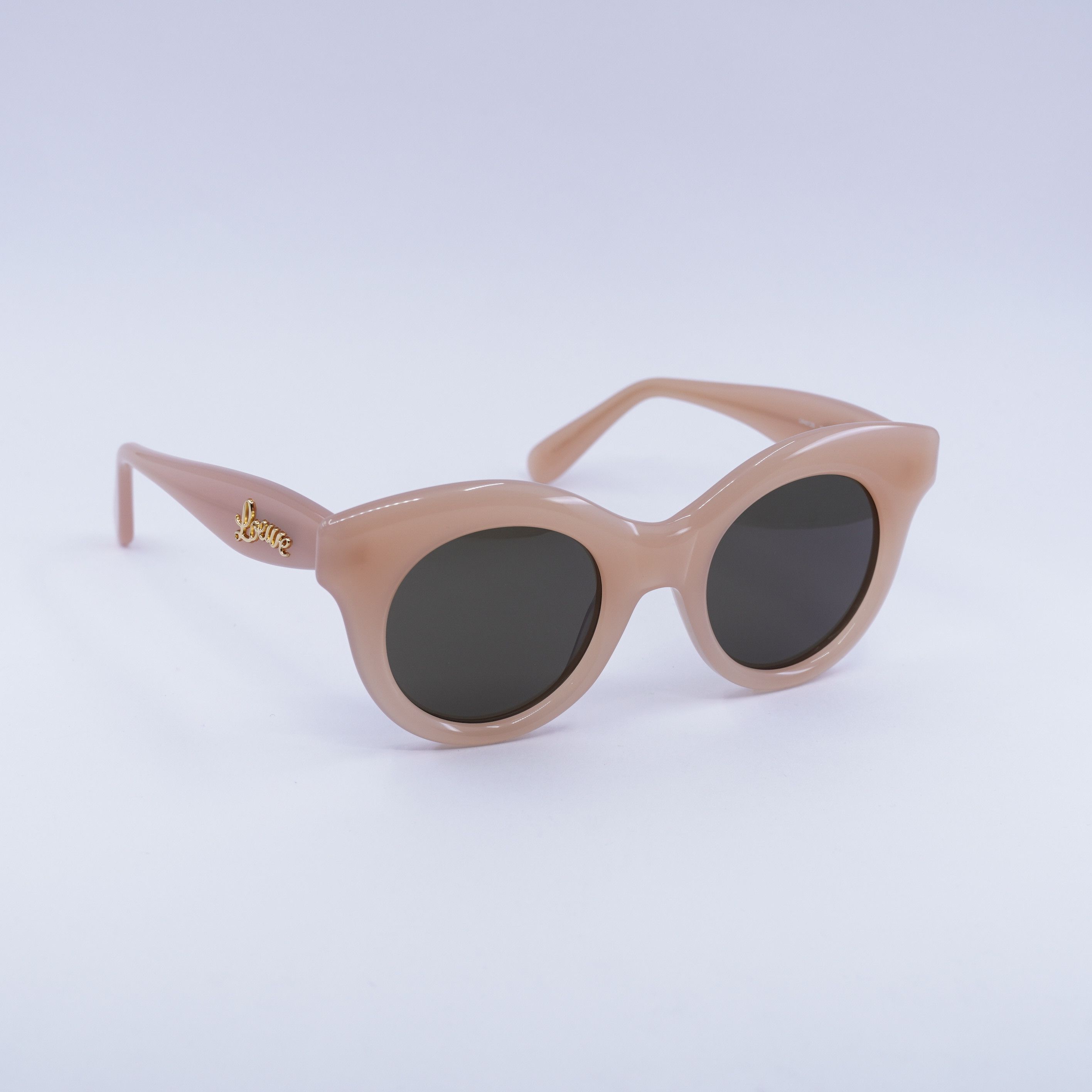 Loewe Loewe LW40126I 72E Sunglasses Pink Round Frame, Grey Lenses Size ONE SIZE - 1 Thumbnail