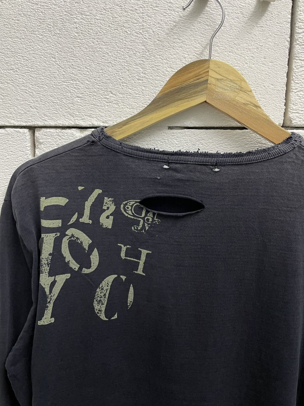 If Six Was Nine Thrashed Distressed Sun Faded Shirt ERD Grunge Size US L / EU 52-54 / 3 - 8 Thumbnail