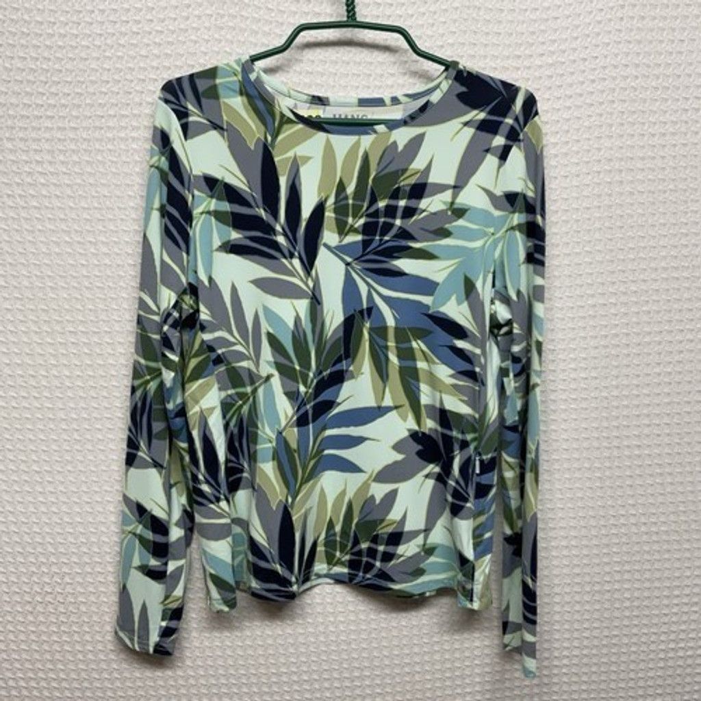 Hang Ten NWOT Hang Ten UPF50 Floral Rash Guard Swim Shirt Women L Size US 42 / EU 58 - 7 Thumbnail