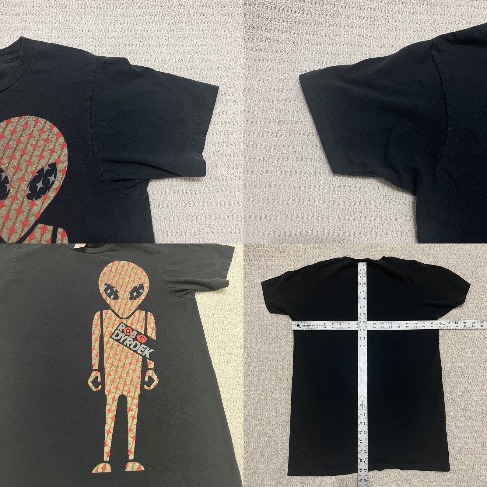Alien Workshop VINTAGE Alien Workshop Rob Dyrdek Graphic Tee T Shirt Mens Small Black Y2K Size US S / EU 44-46 / 1 - 8 Thumbnail