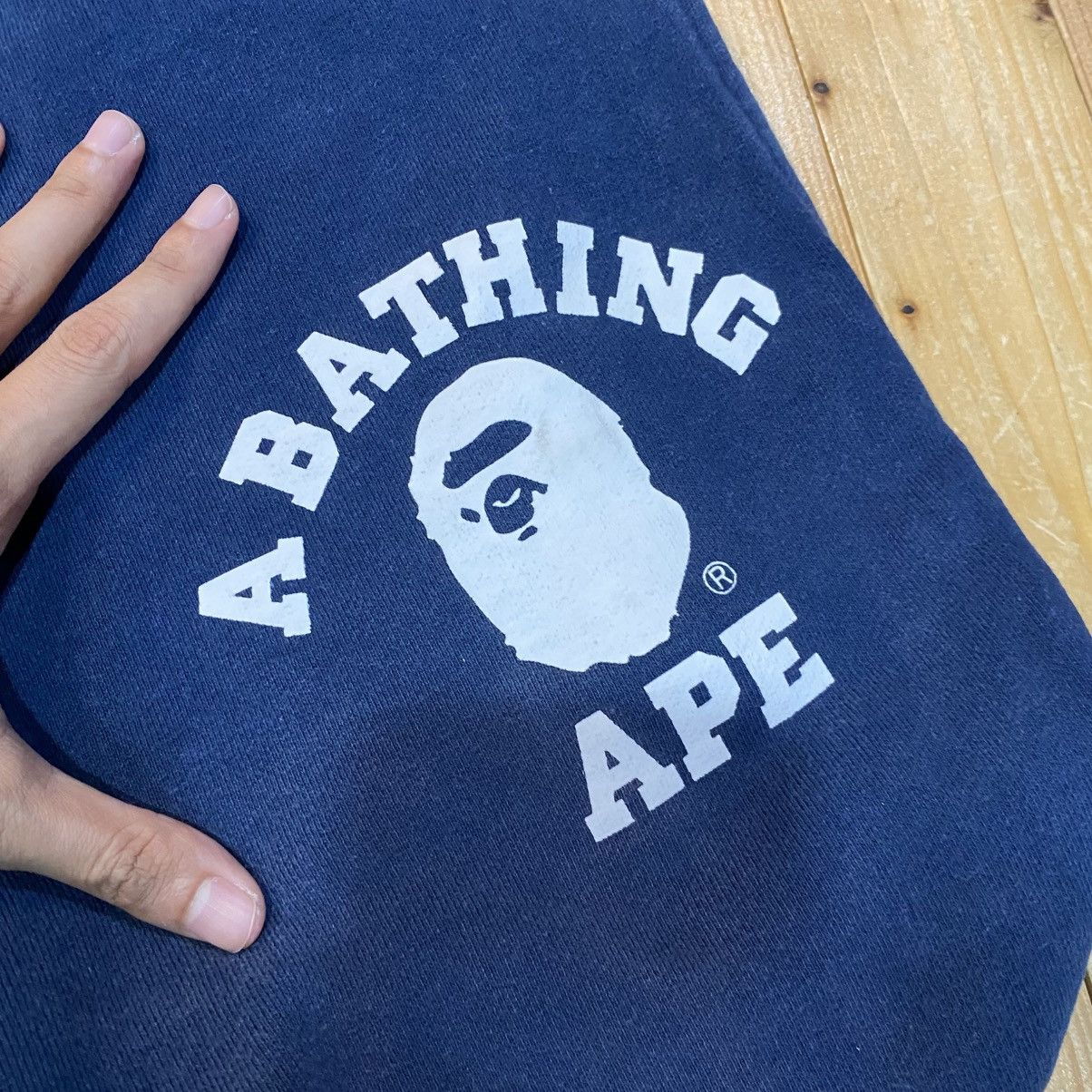 Bape Bape Bathing Ape Logo Back Sweatpants Navy Blue Sz. L Size US 34 / EU 50 - 10 Thumbnail