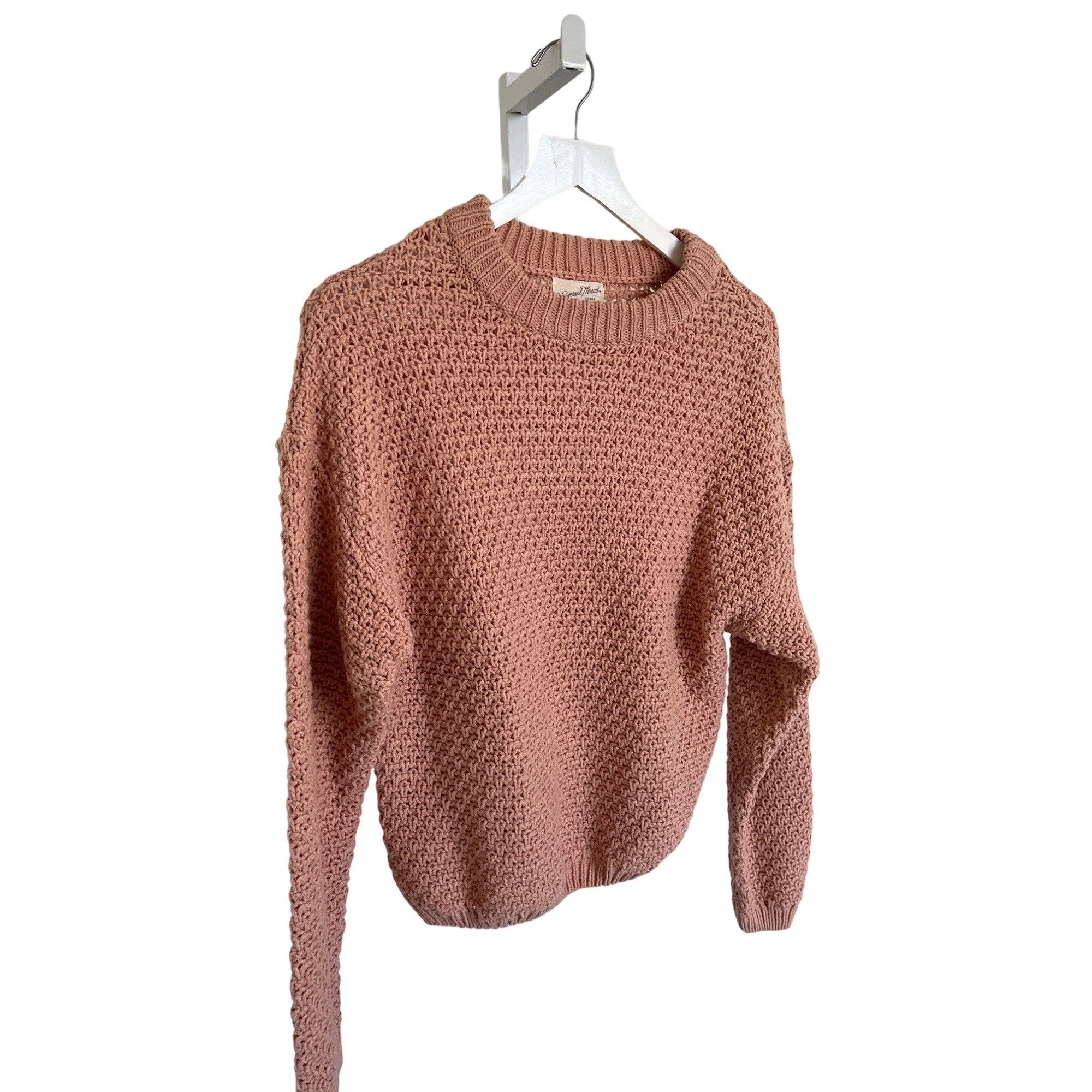 Other Universal Thread Peach Crewneck Sweater Size S / US 4 / IT 40 - 3 Thumbnail