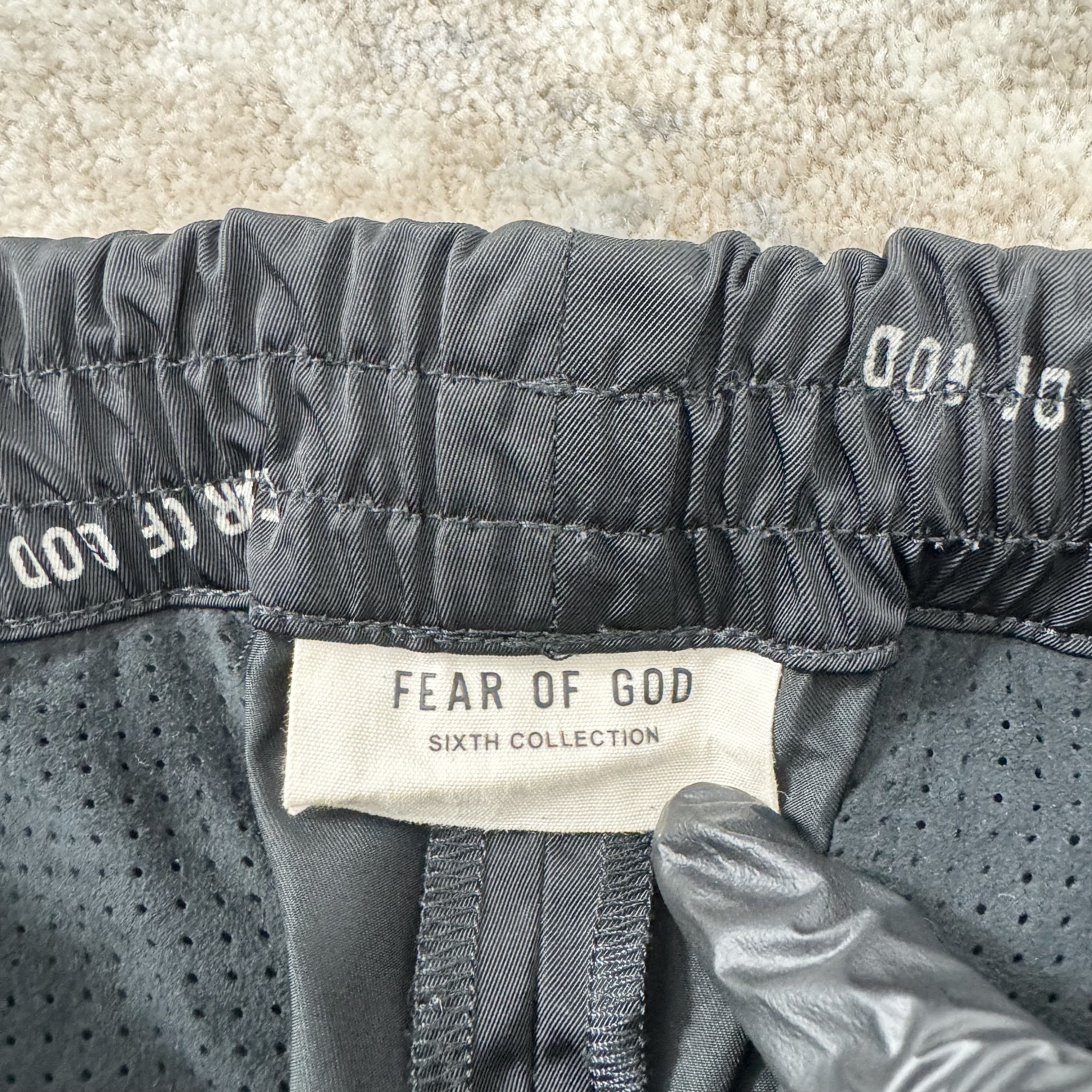 Fear of God Fear Of God All Over Print Baggy Track Pants Black RRP £870 Size US 30 / EU 46 - 11 Thumbnail