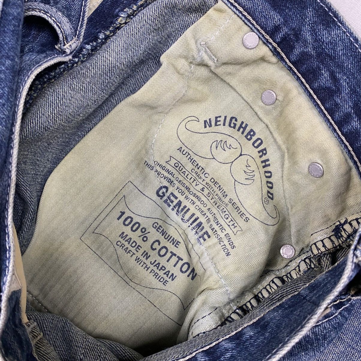 Neighborhood Neighborhood Anthony Savage Narrow Distressed Denim Pants Size US 32 / EU 48 - 7 Thumbnail