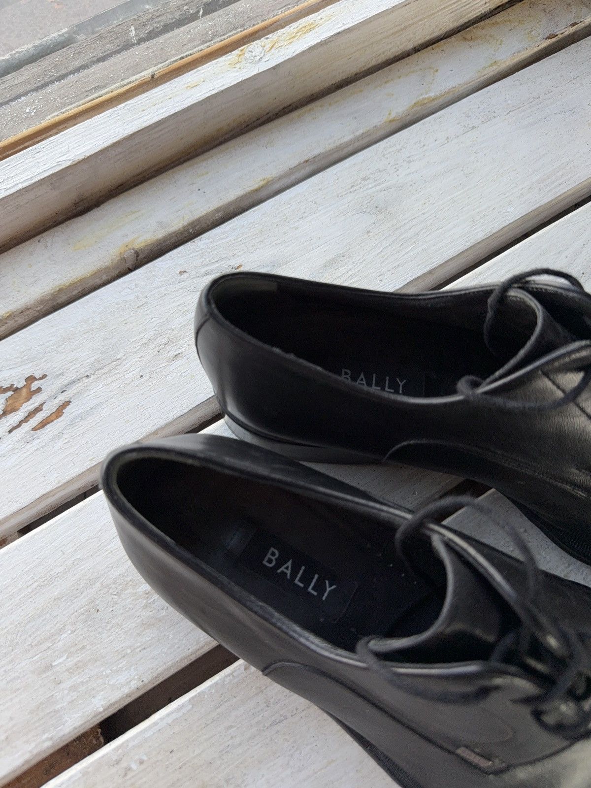 Bally Bally Styleflex Black Leather Derby Shoes –8.5 UK / 9.5 US Size US 9.5 / EU 42-43 - 14 Thumbnail