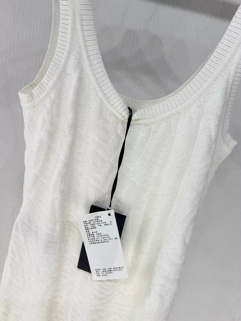 Fendi Fendi Textured Knit Dress with Tags Size L / US 10 / IT 46 - 3 Thumbnail