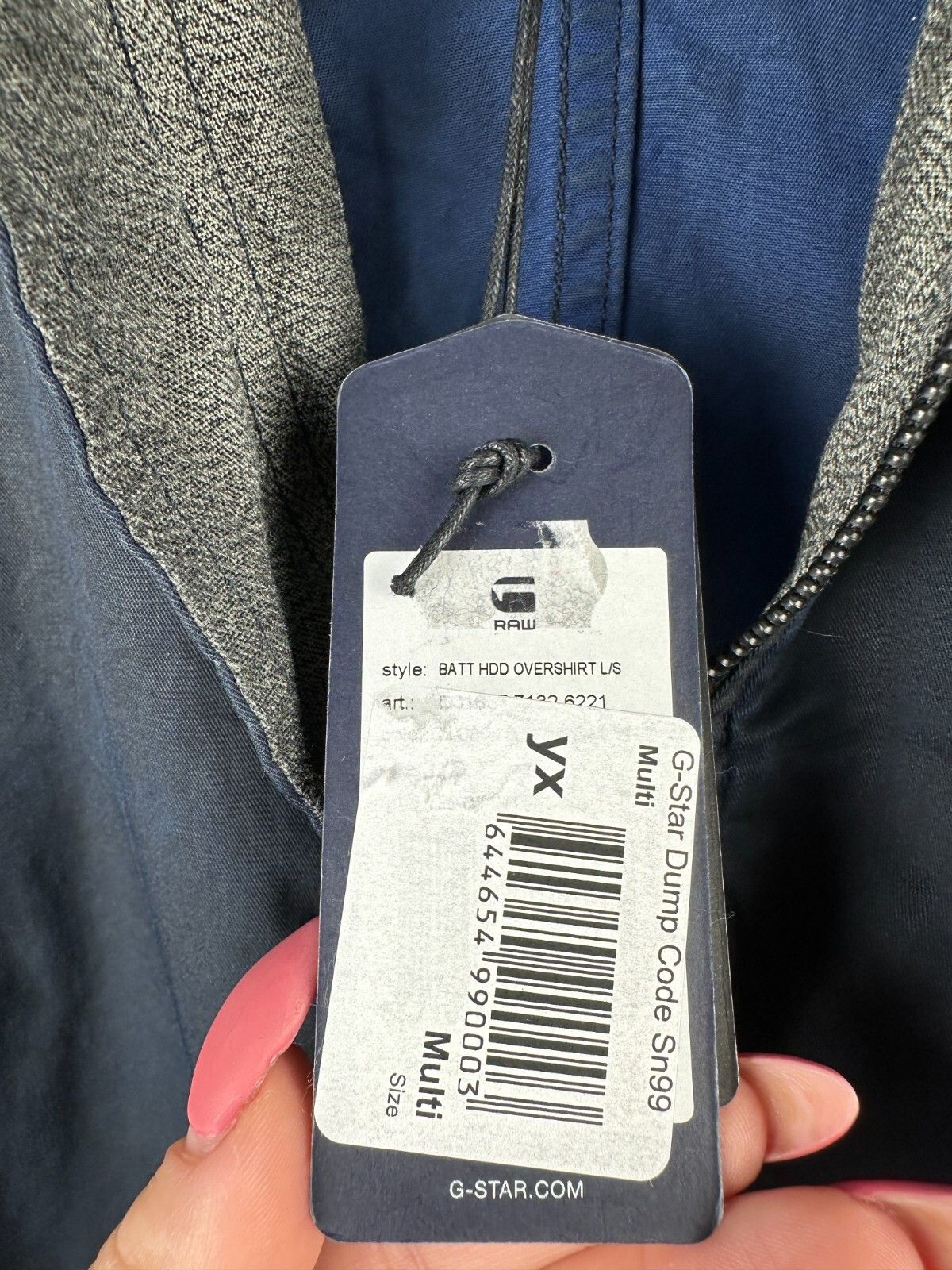 G-Star NEW G Star Garment Dyed Washed Batt Hdd Jacket Size US XS / EU 42 / 0 - 16 Thumbnail
