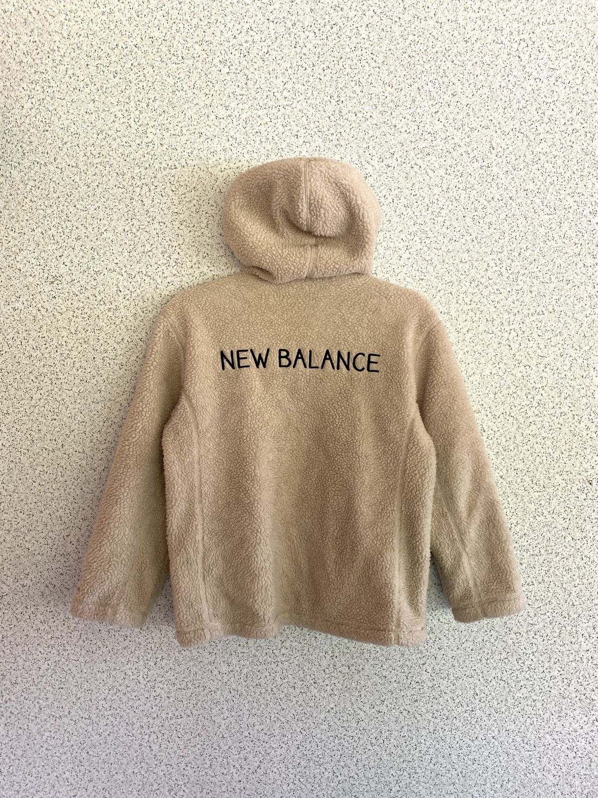 New Balance New Balance Sherpa Hoodie – Cream/ Beige Statement Back Logo Size S / US 4 / IT 40 - 1 Thumbnail