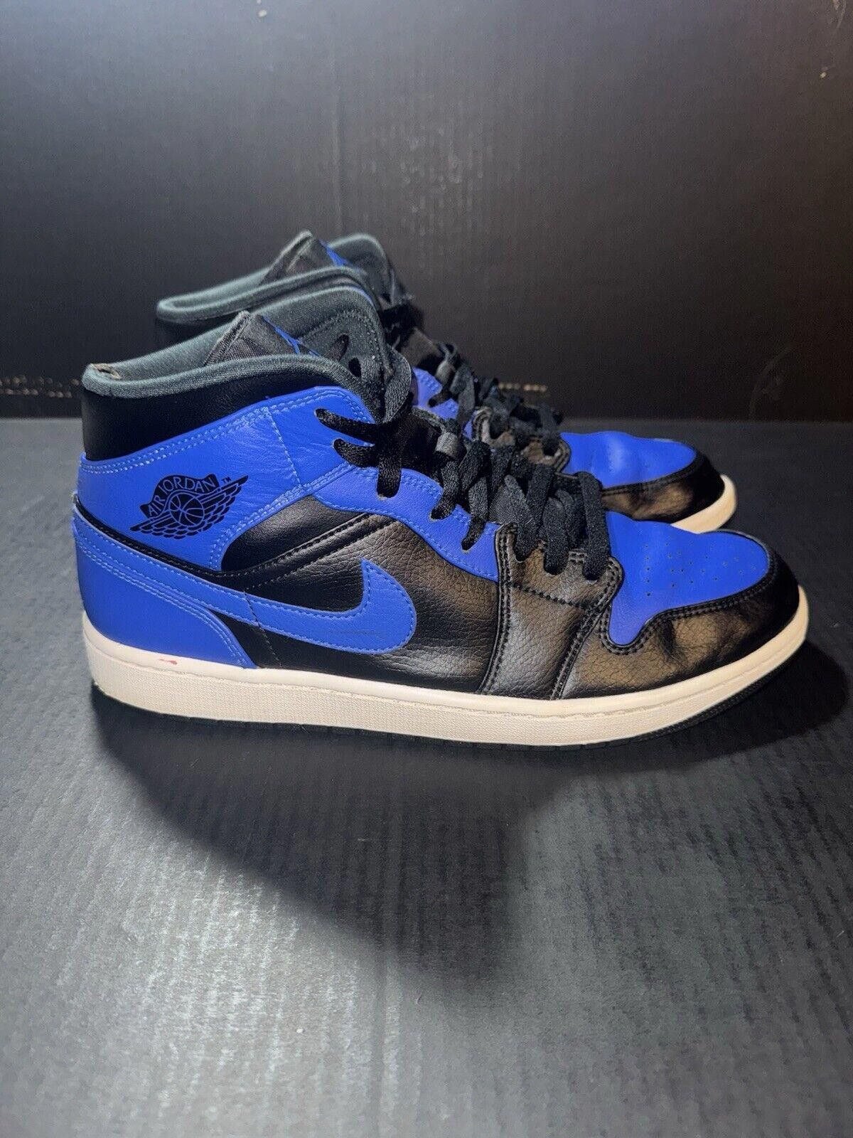 Jordan Brand Nike Air Jordan 1 Mid 'Hyper Royal' - 554724-077 - Size 11.5 Size US 11.5 / EU 44-45 - 1 Thumbnail