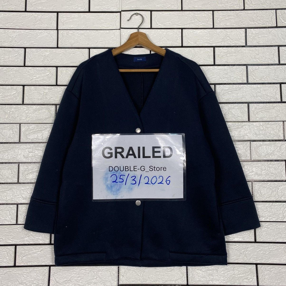 Japanese Brand Vintage Oversize Snap Button Jacket Ships Issey Miyake Size US M / EU 48-50 / 2 - 1 Thumbnail