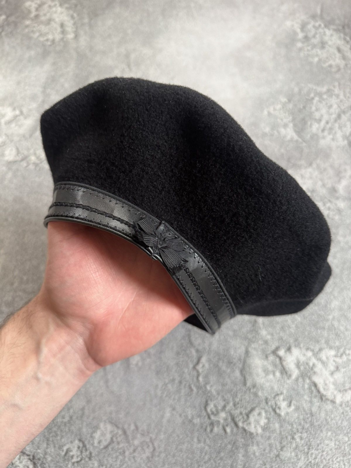 Other Vrai Basque wool black hat beret vintage old money Size ONE SIZE - 2 Thumbnail