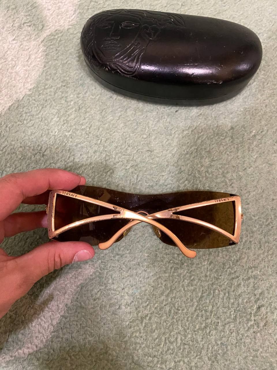 Versace Sunglasses Versace luxury Y2K vintage streetwear Size ONE SIZE - 14 Thumbnail