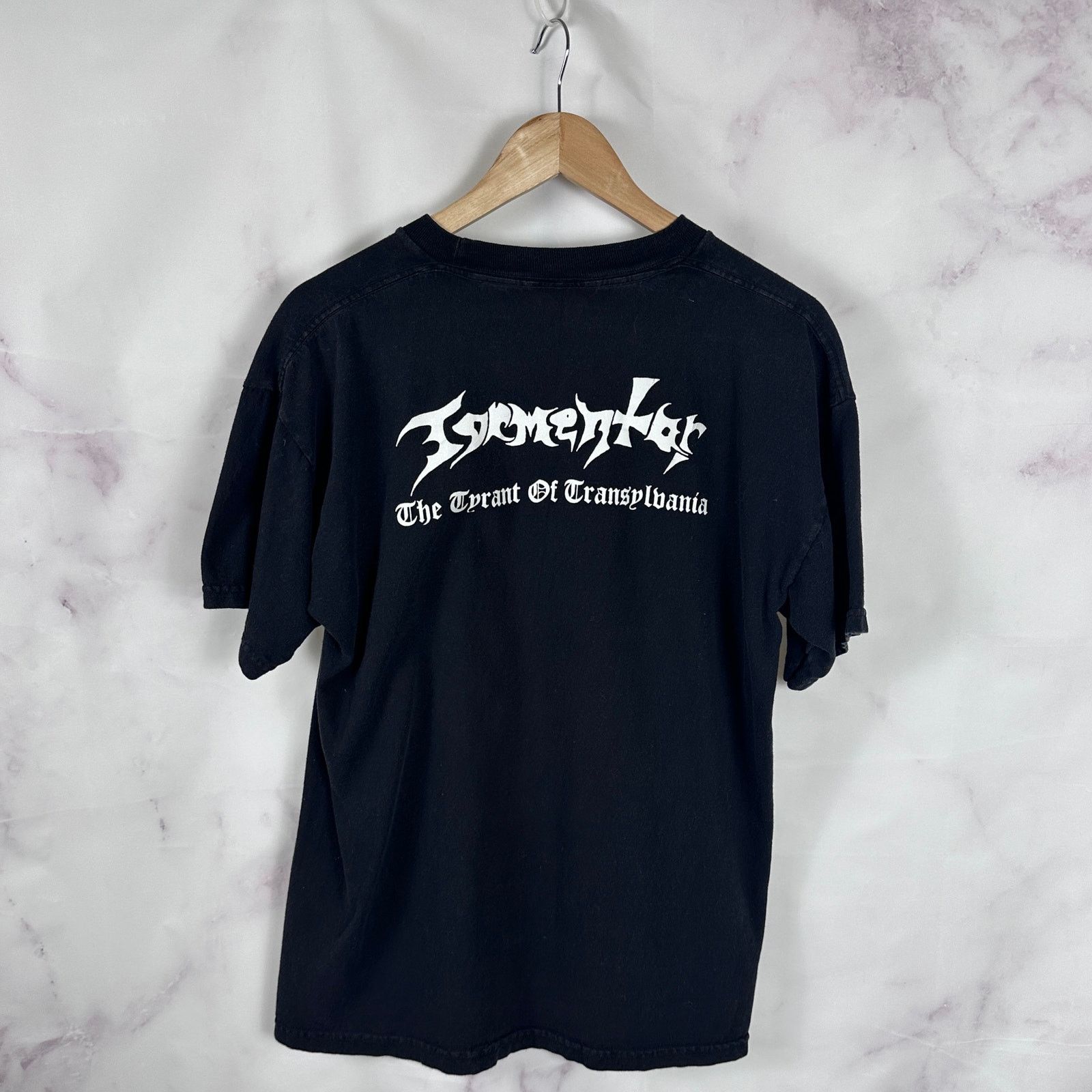 Vintage Tormentor Tyrant of Transylvania OG VARI Black Band Tee Size US L / EU 52-54 / 3 - 5 Thumbnail