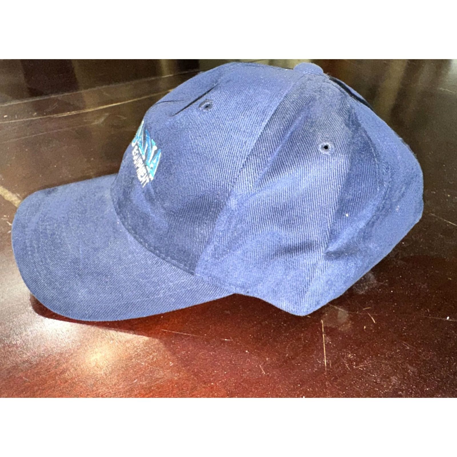 Vintage Yupoong Dejana Truck Equipment Hat Cap Strap Back Mens One Size Blue Workwear Baseball Cap Size ONE SIZE - 2 Thumbnail