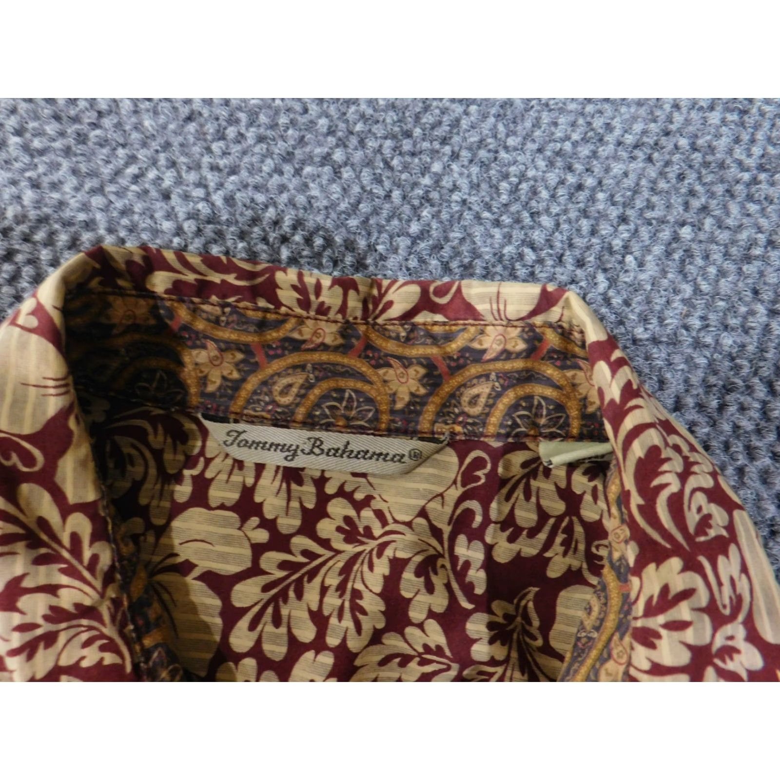 Tommy Bahama Tommy Bahama Shirt Mens Large Red Beige Floral Button-Up Long Sleeve Casual Size US L / EU 52-54 / 3 - 4 Thumbnail