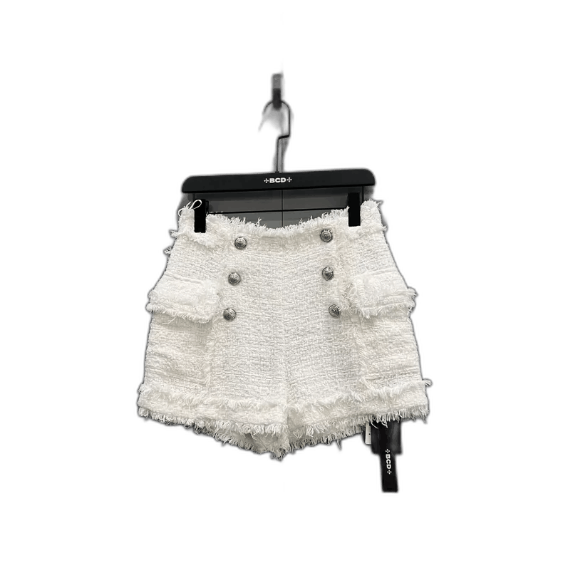 Balmain Balmain High Waist Double Breasted Shorts-yf Size US 38 / EU 54 - 1 Thumbnail