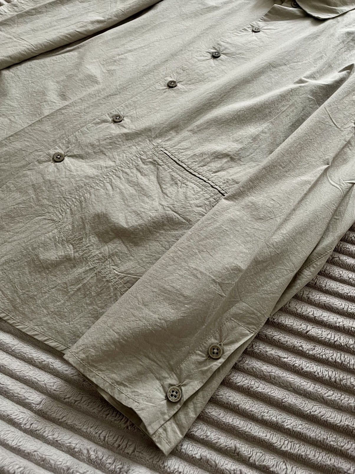 Hannibal. Hannibal. Beige Rough Paper Cotton Button Relaxed Shirt Size US L / EU 52-54 / 3 - 4 Thumbnail