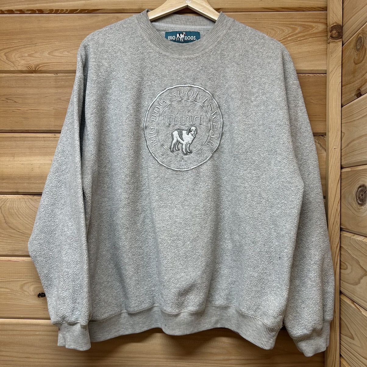 Big Dogs Vintage 2000s Big Dogs Fleece Crewneck Sweatshirt Size US M / EU 48-50 / 2 - 1 Thumbnail