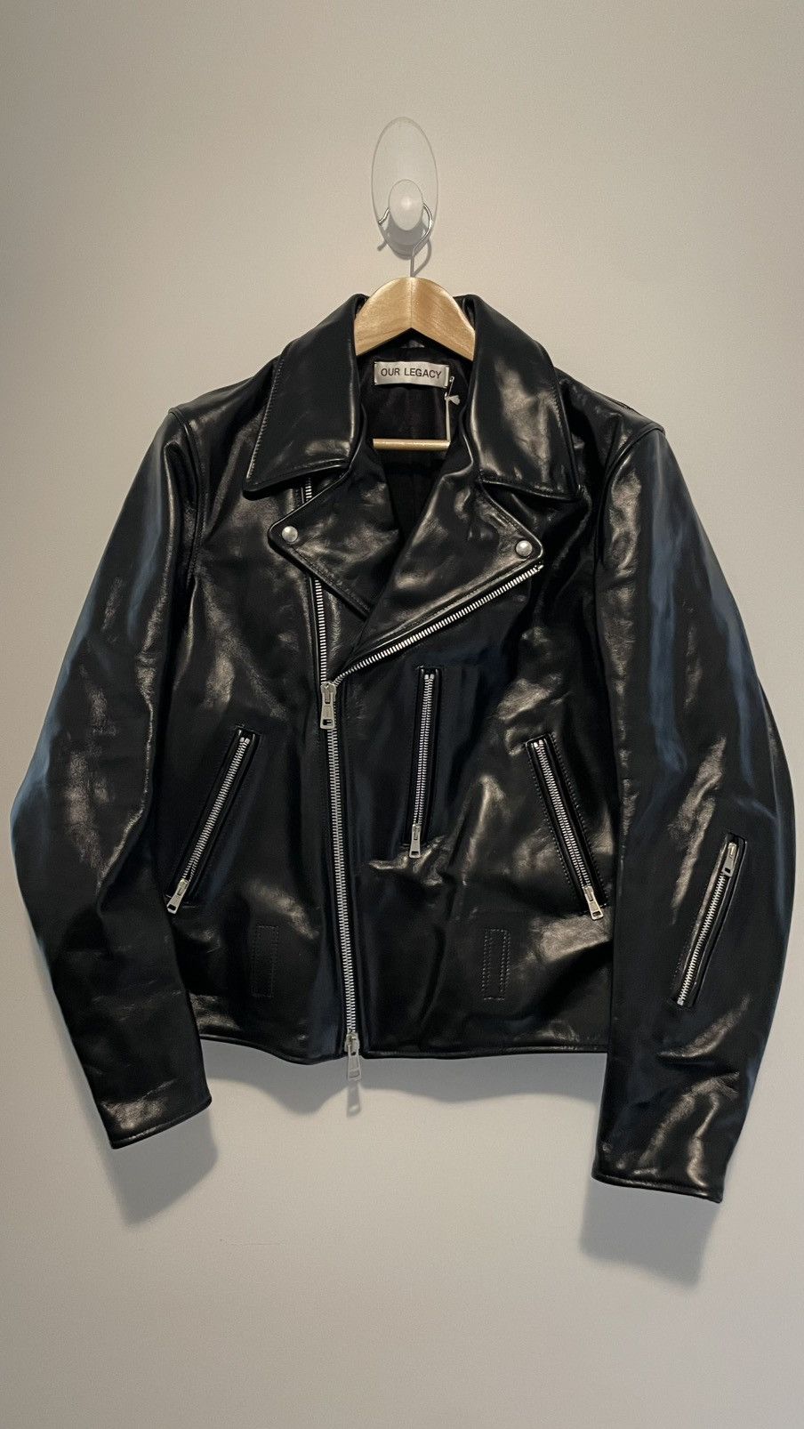 Our Legacy Our Legacy Hellraiser Leather Jacket Black Size US M / EU 48-50 / 2 - 3 Thumbnail