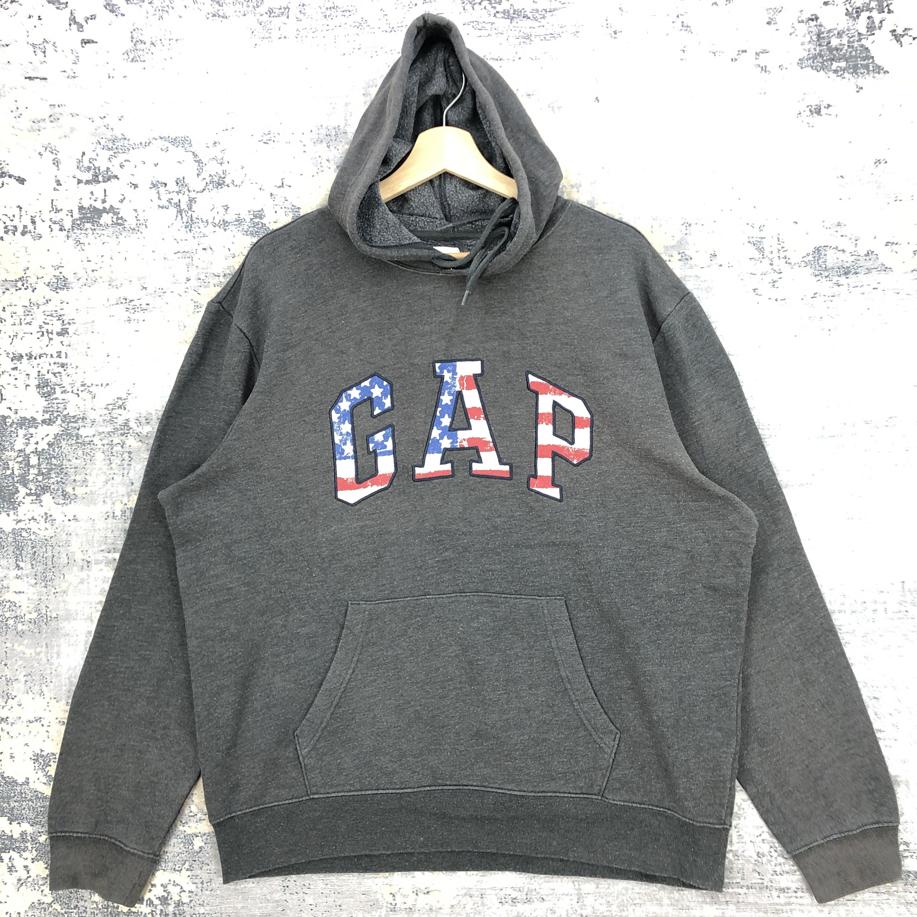Gap Vintage Y2K GAP Sweatshirt Hoodie GAP Sweater Hooded Size US L / EU 52-54 / 3 - 1 Thumbnail