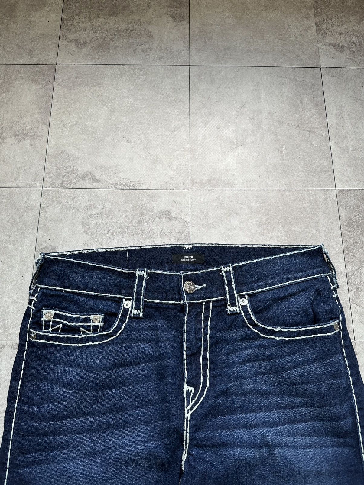 True Religion × Vintage Vintage True Religion Denim Rocco Relaxed Skinny Jeans Sz 34 Size US 34 / EU 50 - 3 Thumbnail