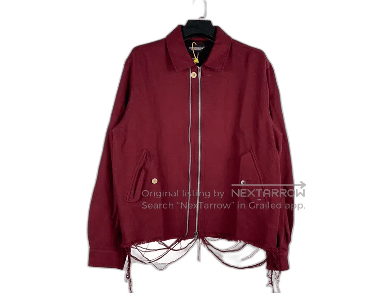 Undercover Undercover 24AW Fringe Distressed Red Jacket Size US L / EU 52-54 / 3 - 1 Thumbnail