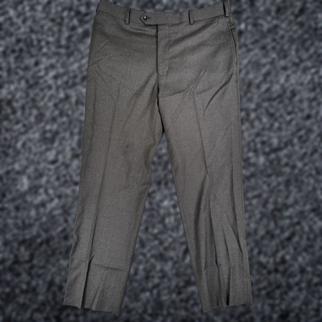 Brooks Brothers Brooks Brothers Dress Pants Mens 40x32 Gray BrooksFlex Regent Fit Stretch Wool Size US 40 / EU 56 - 1 Thumbnail