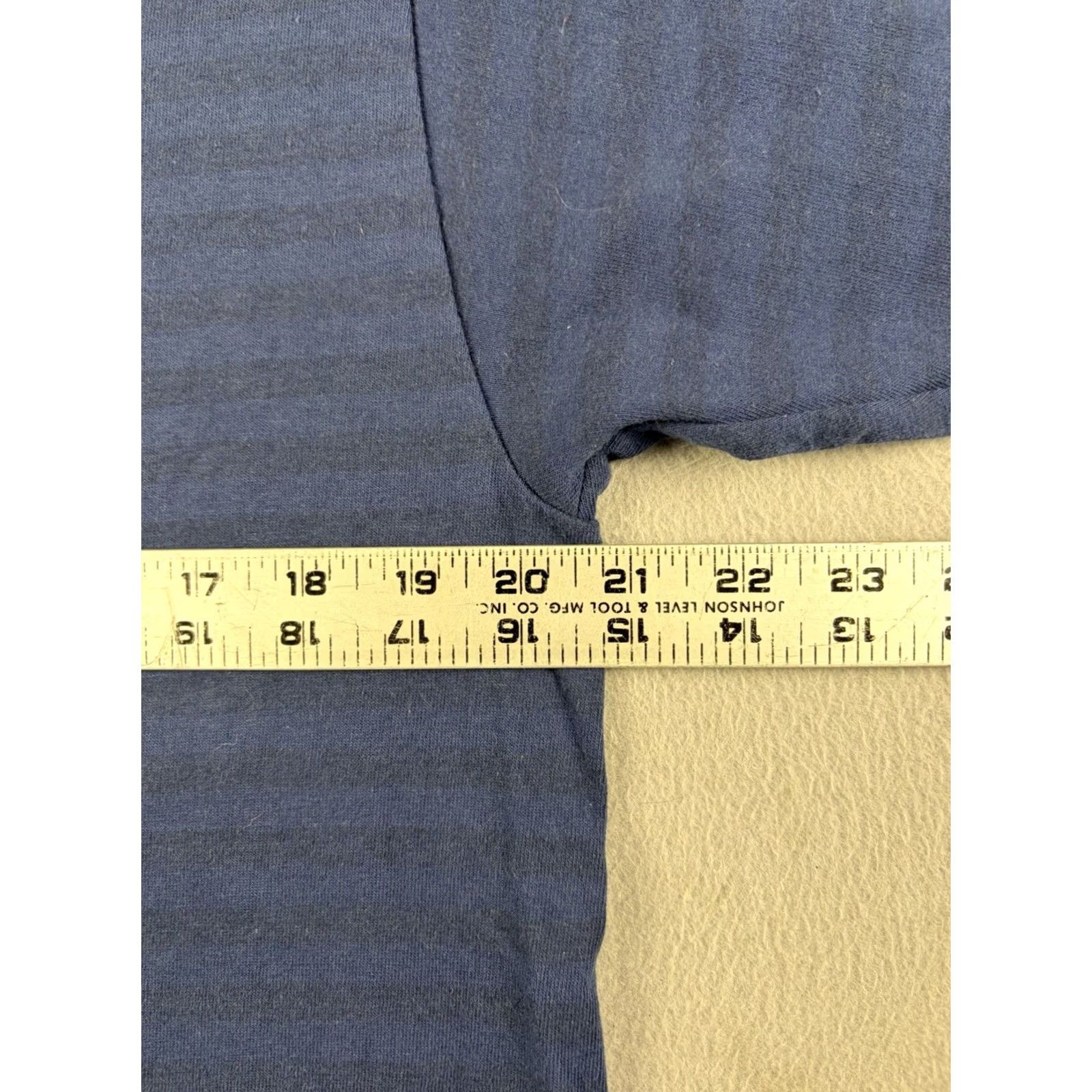 Vintage VINTAGE Disorder Alternative Clothing Shirt Long Sleeve Surf Skate 90s Men M Blue Crew Neck Solid Unbranded T-Shirt Size US M / EU 48-50 / 2 - 6 Thumbnail