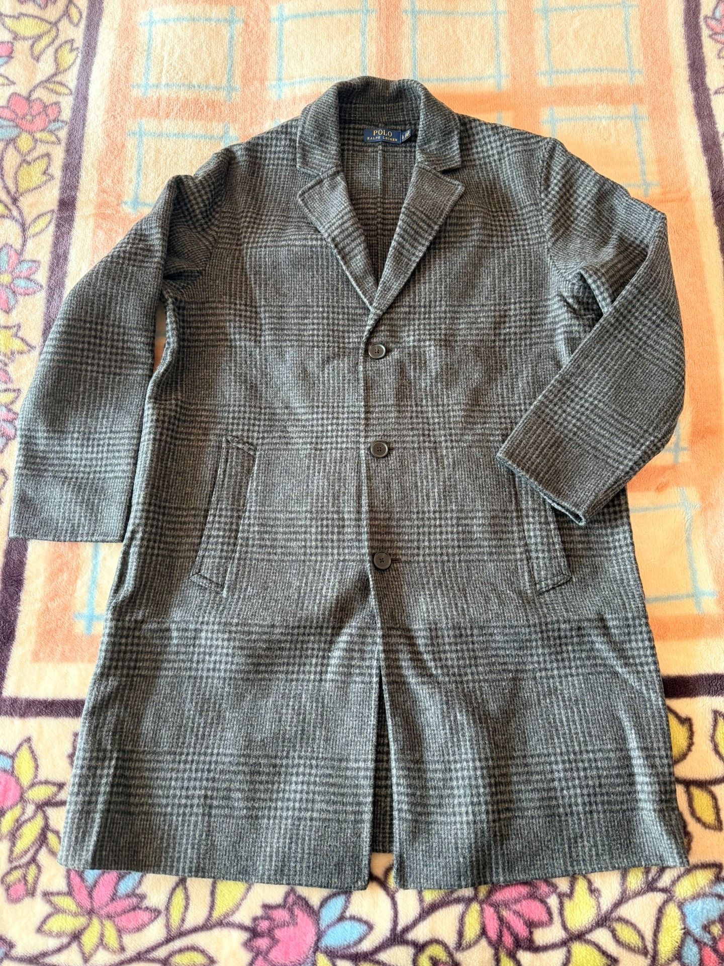 Polo Ralph Lauren Polo Ralph Lauren Men's Wool Coat Size US L / EU 52-54 / 3 - 1 Thumbnail