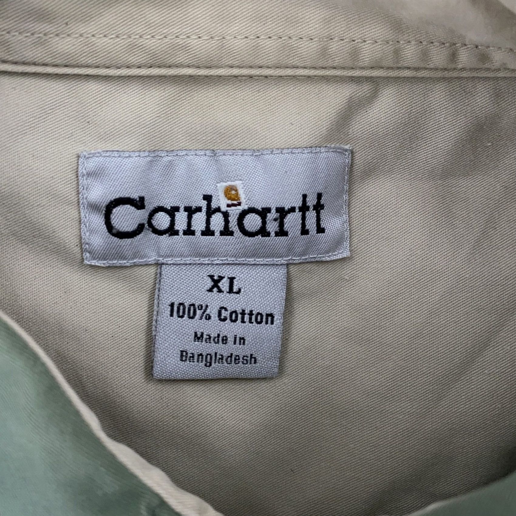 Carhartt Carhartt Shirt Mens XL Green Button-Down Short Sleeve Workwear Pocket Size US XL / EU 56 / 4 - 8 Thumbnail
