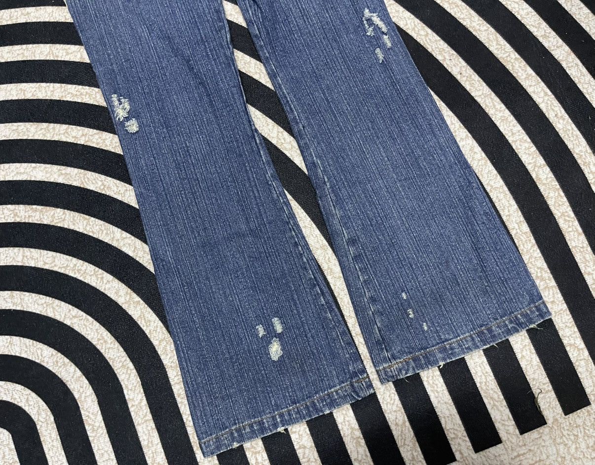 In The Attic 2000s IN THE ATTIC FLARE STUDDED EMBROIDERY JEANS RARE Size US 30 / EU 46 - 15 Thumbnail
