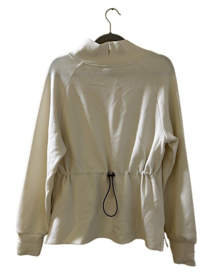 Varley Varley Cream Sweater Pullover Funnel MockNeck Adjustable Ci Size XS / US 0-2 / IT 36-38 - 7 Thumbnail