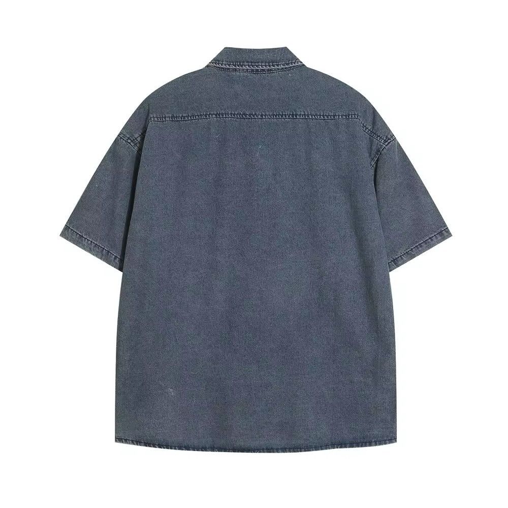 Designer × Vintage Streetwear Flower Retro Vintage Distressed Shirt Size US XL / EU 56 / 4 - 2 Thumbnail