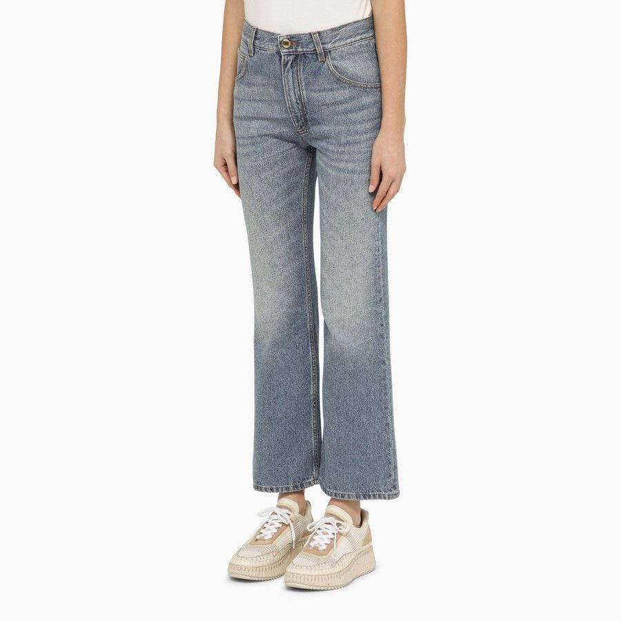 Chloe o1d2blof0824 Denim Jeans in Washed Blue Size 28" / US 6 / IT 42 - 3 Thumbnail