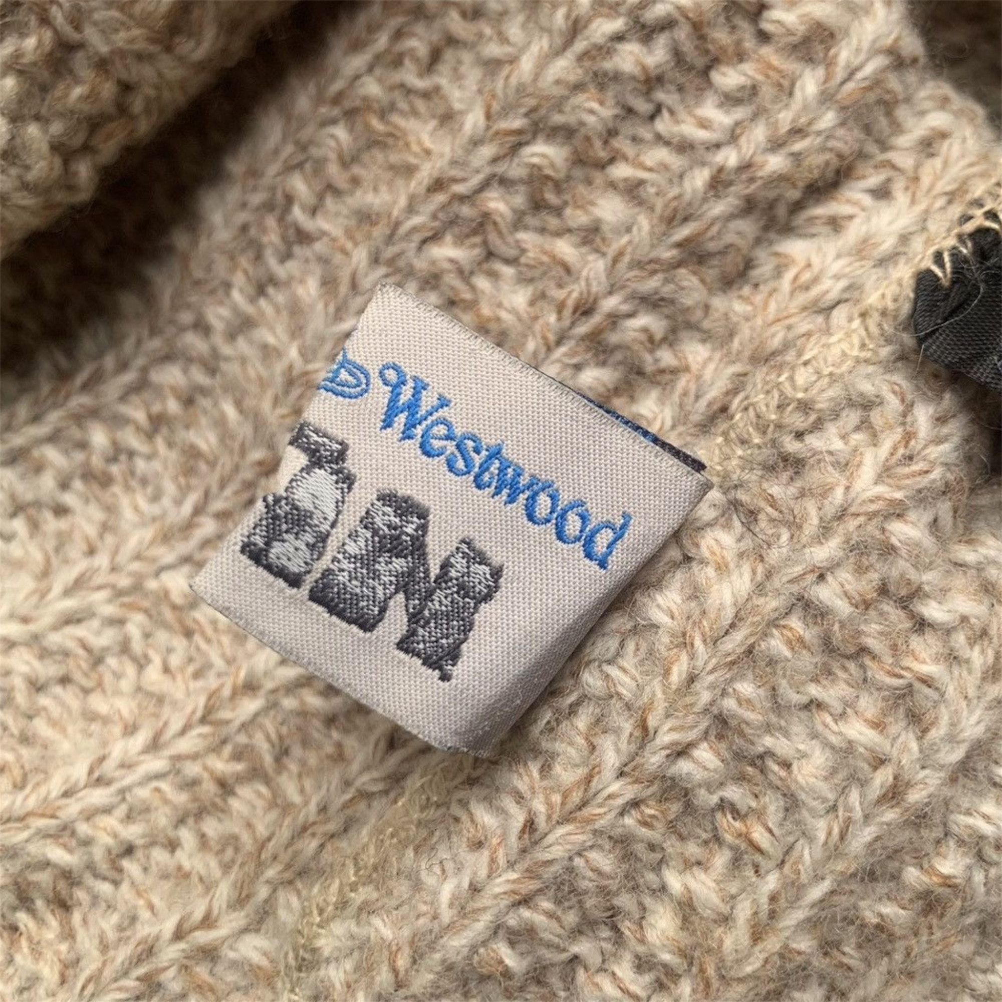 Vivienne Westwood Vivienne Westwood Ribbed Knit Orb Beanie Hat Size ONE SIZE - 8 Thumbnail