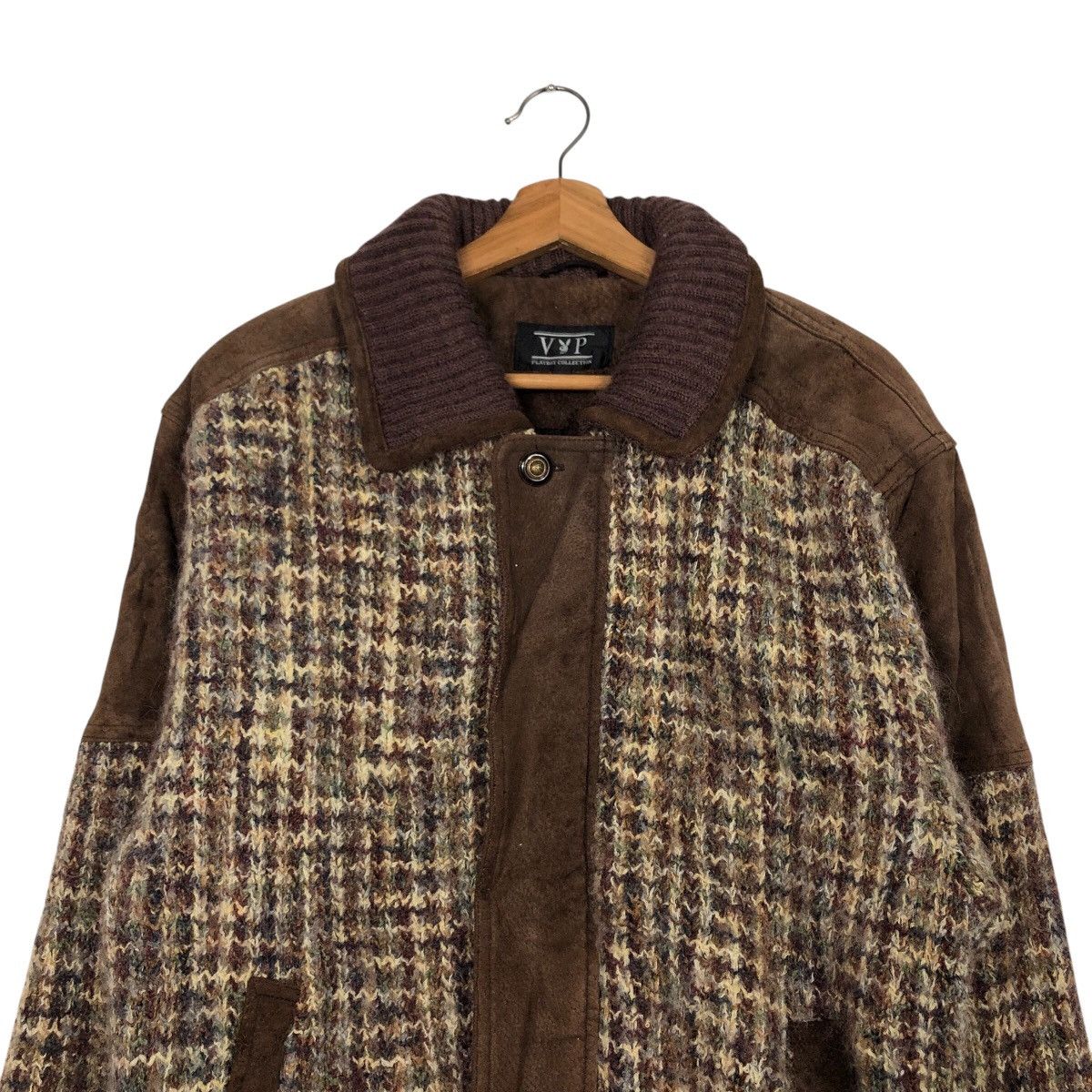 Designer × Japanese Brand × Vintage 📌Vintage Bomber Jacket Knit VIP Playboy Collections Size US L / EU 52-54 / 3 - 4 Thumbnail