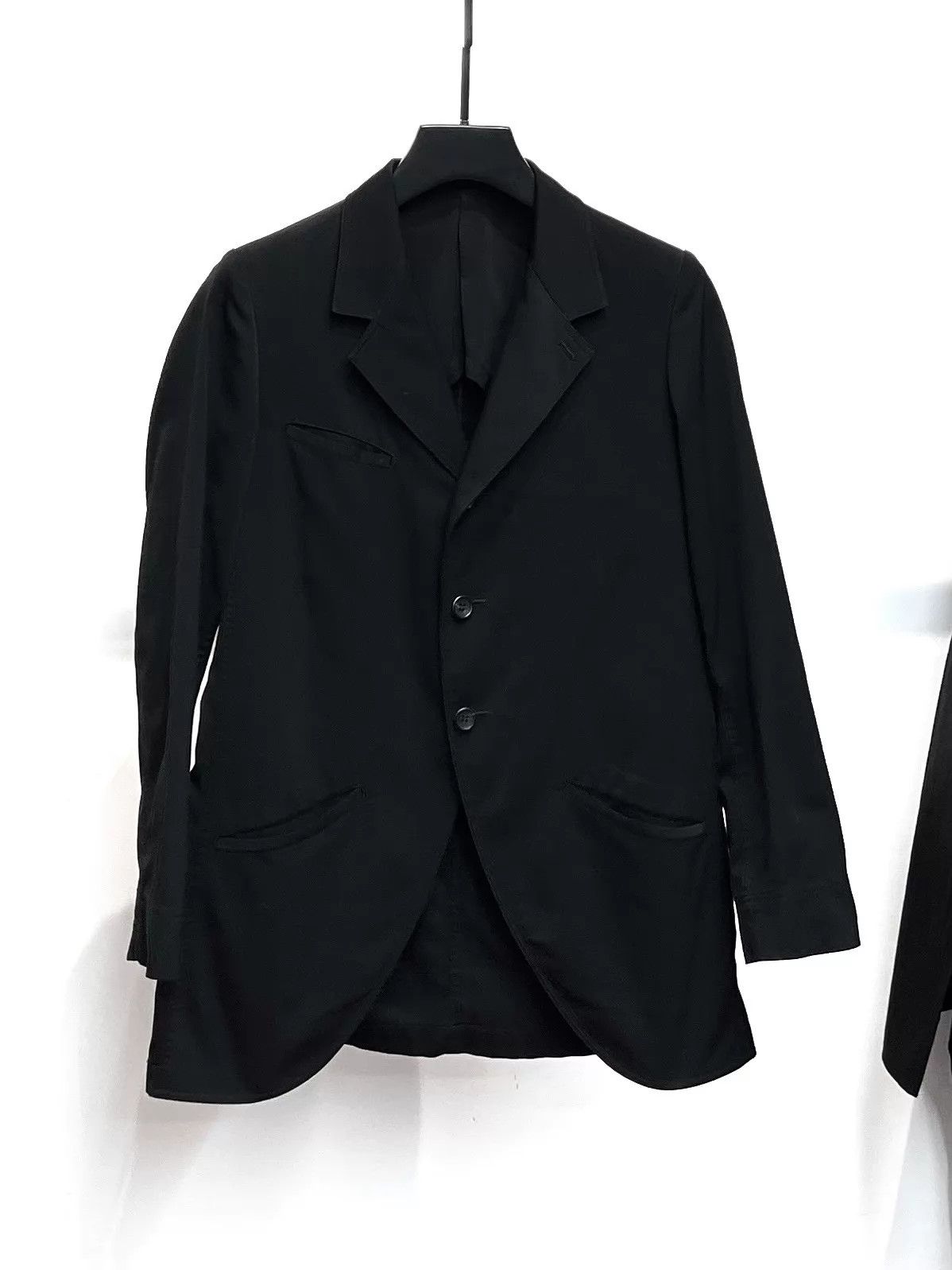 Yohji Yamamoto Yohji Yamamoto Mandarin Collar Blazer 38 Shoulder Women's Size XS / US 0-2 / IT 36-38 - 3 Thumbnail