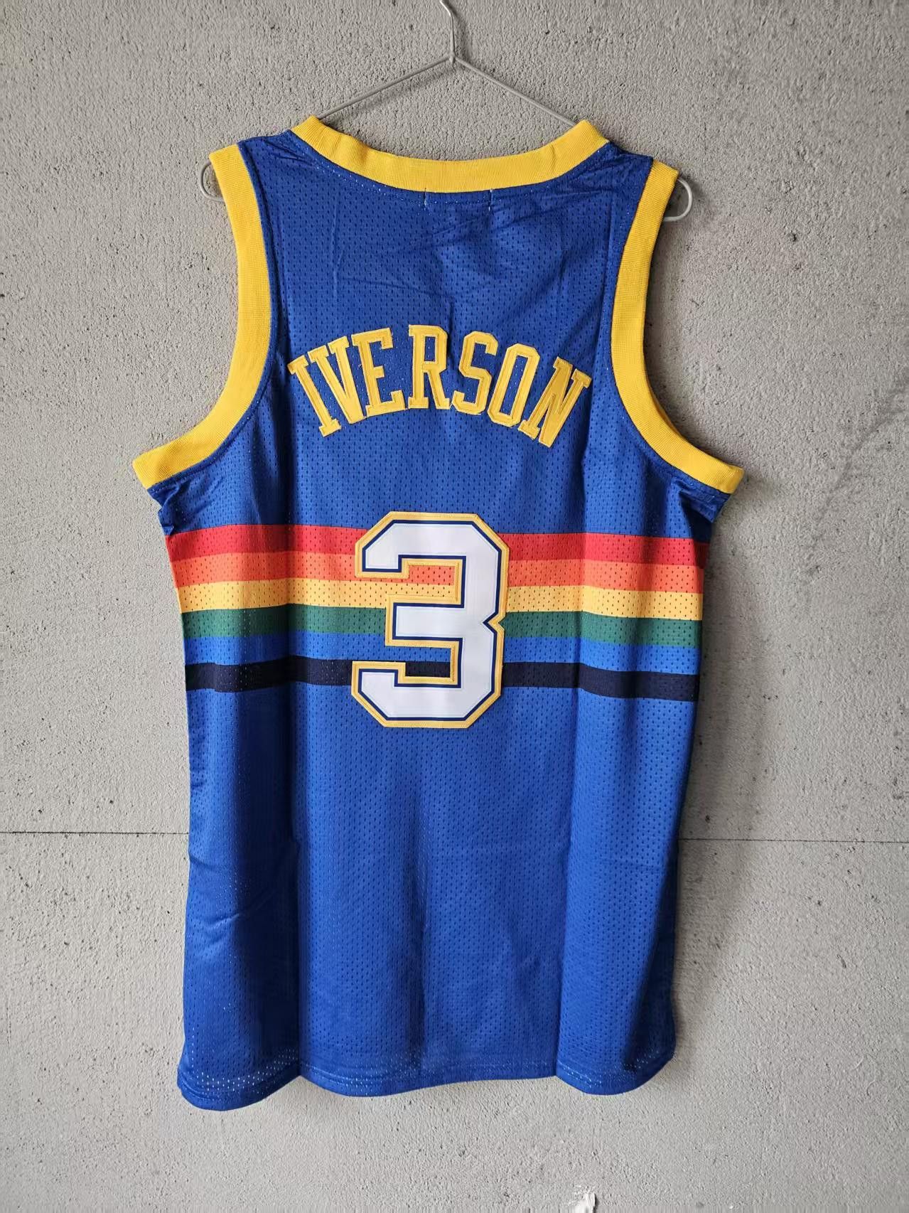 NBA Denver Nuggets #3 Allen Iverson Jersey Size US S / EU 44-46 / 1 - 2 Thumbnail